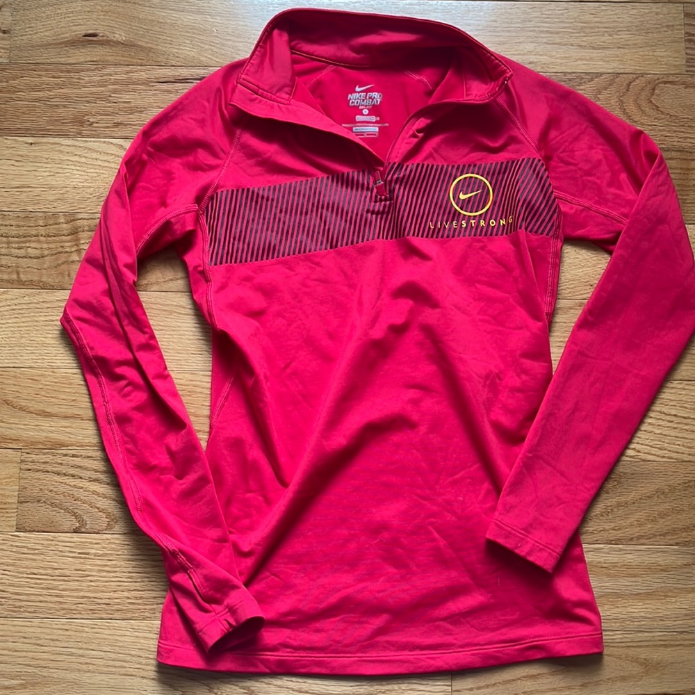 Nike pro combat quarter zip